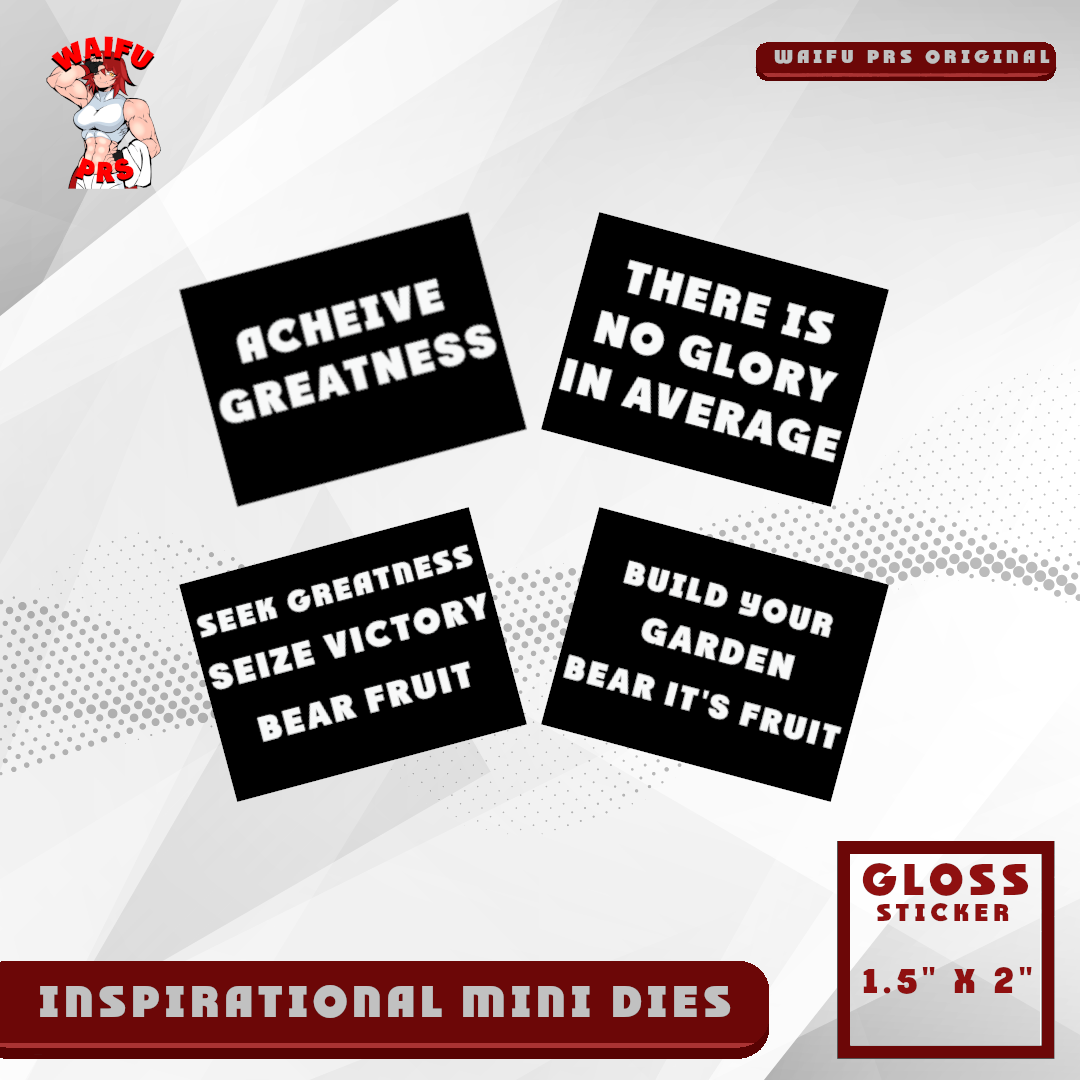 INSPIRATIONAL MINI DIECUTS