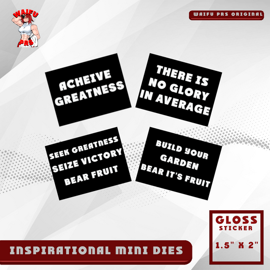 INSPIRATIONAL MINI DIECUTS