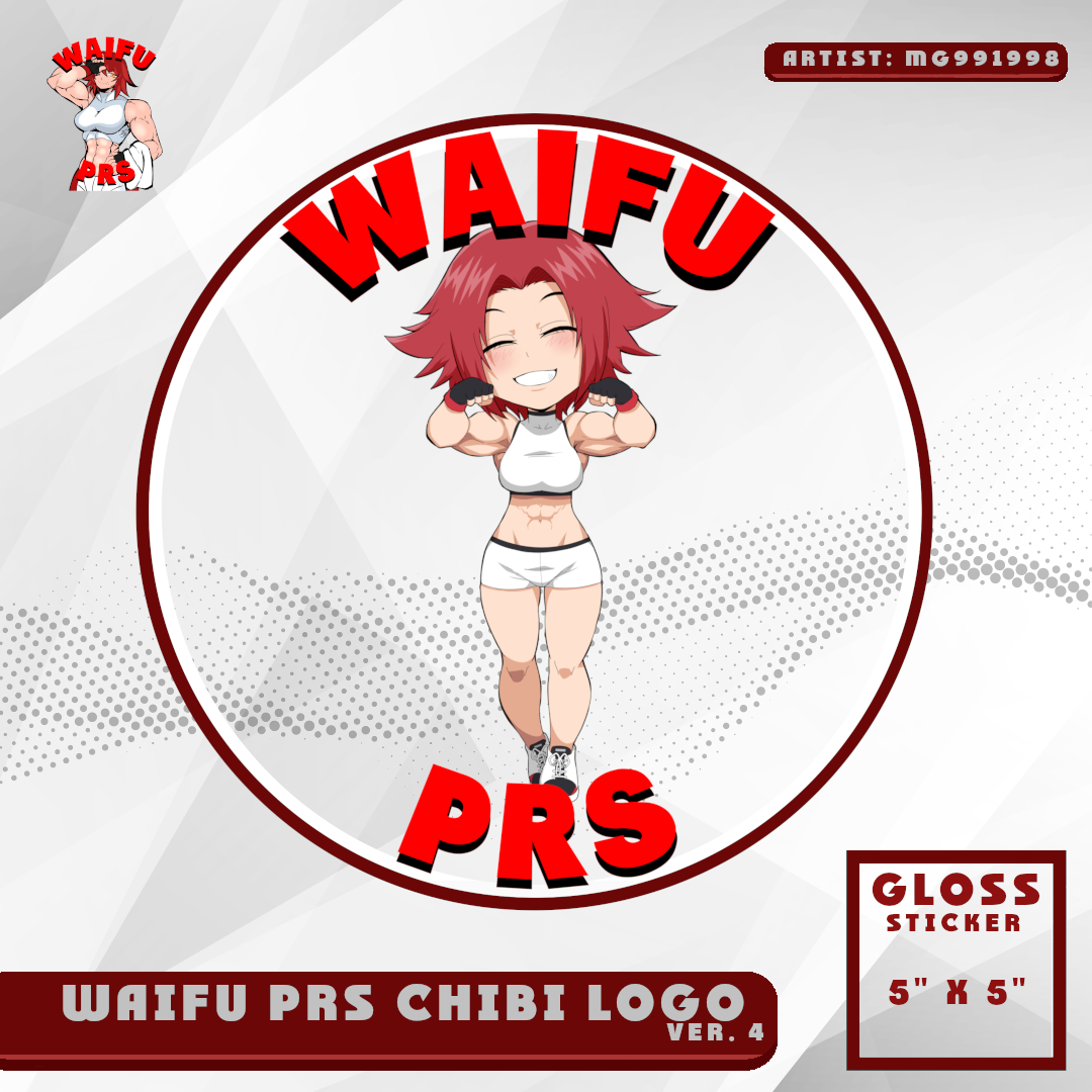 WAIFU PRs CHIBI LOGO V.4