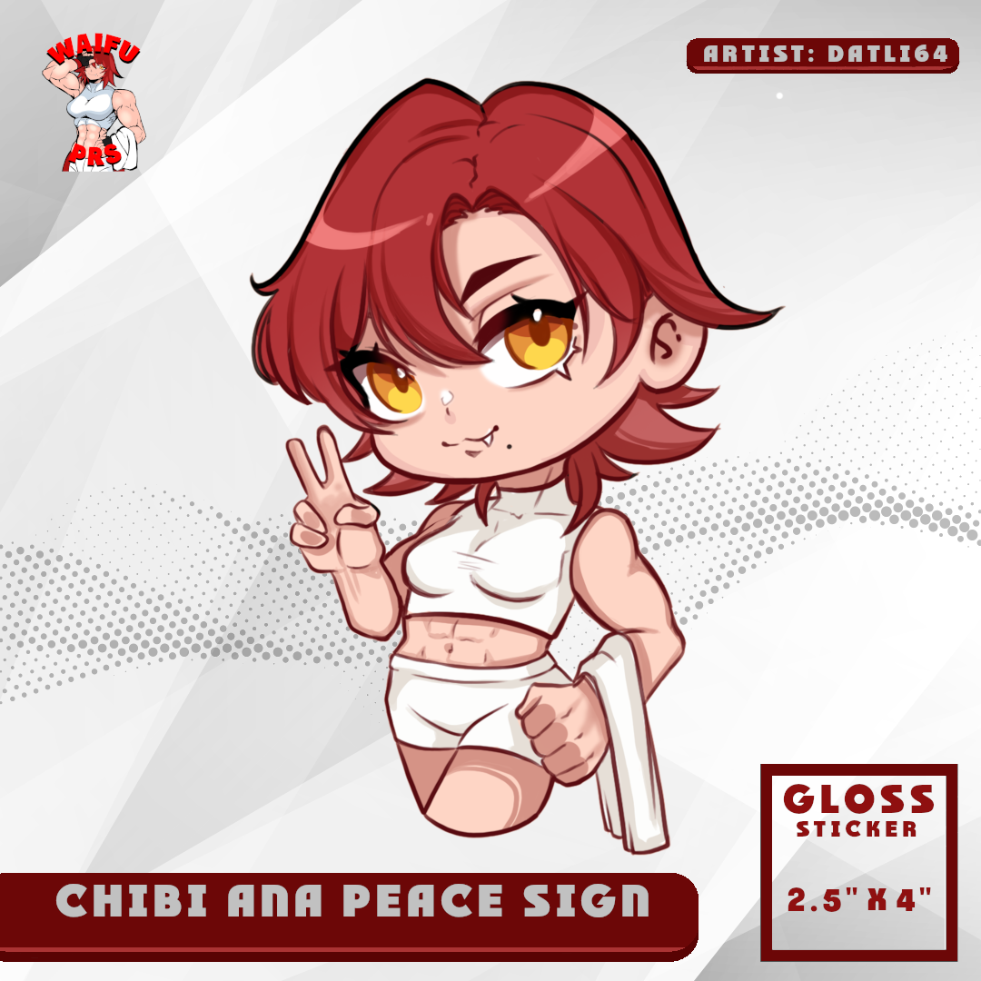 CHIBI ANA PEACE SIGN