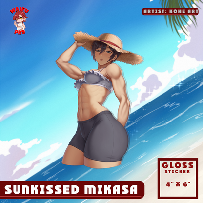 Sunkissed Mikasa