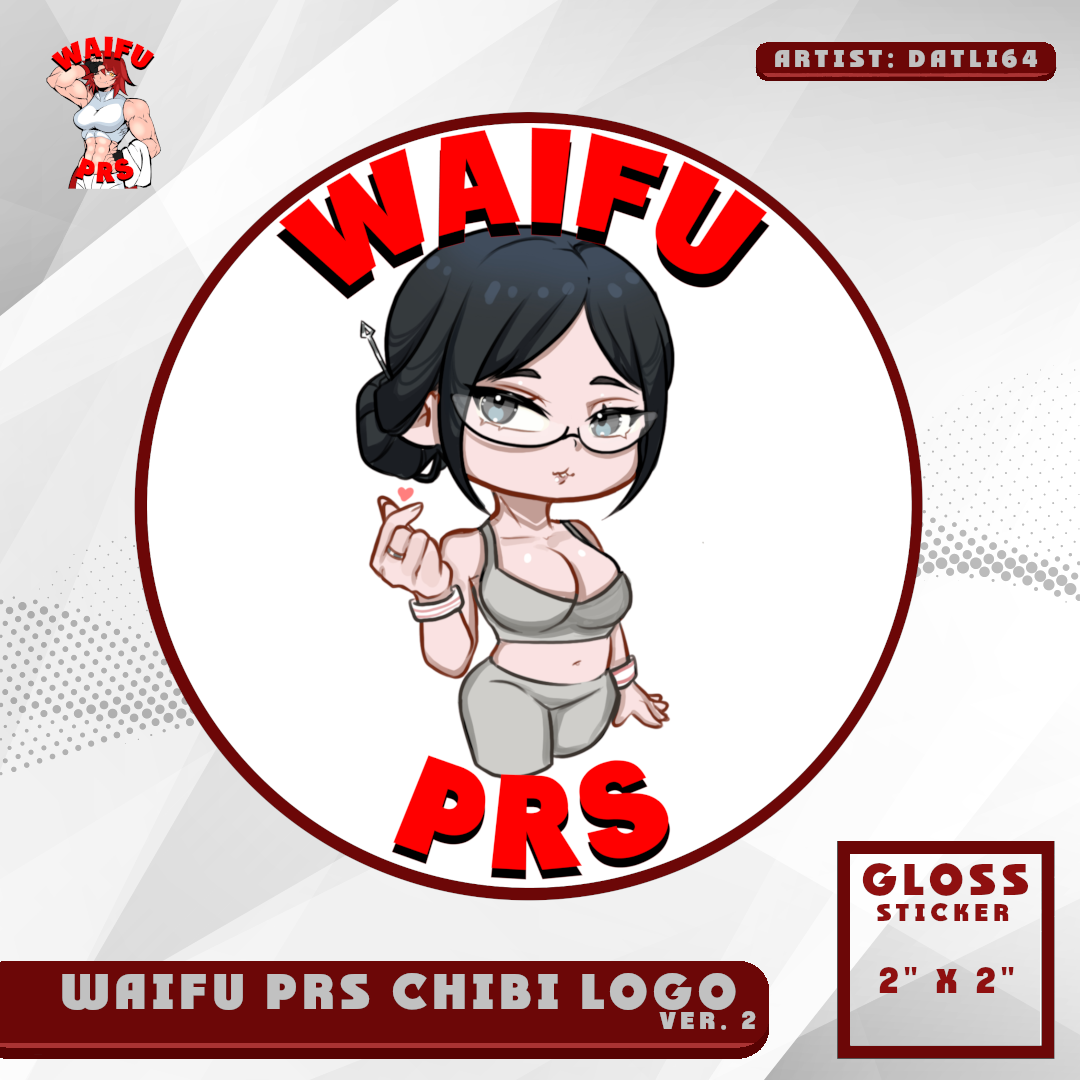 WAIFU PRs CHIBI LOGO V.2
