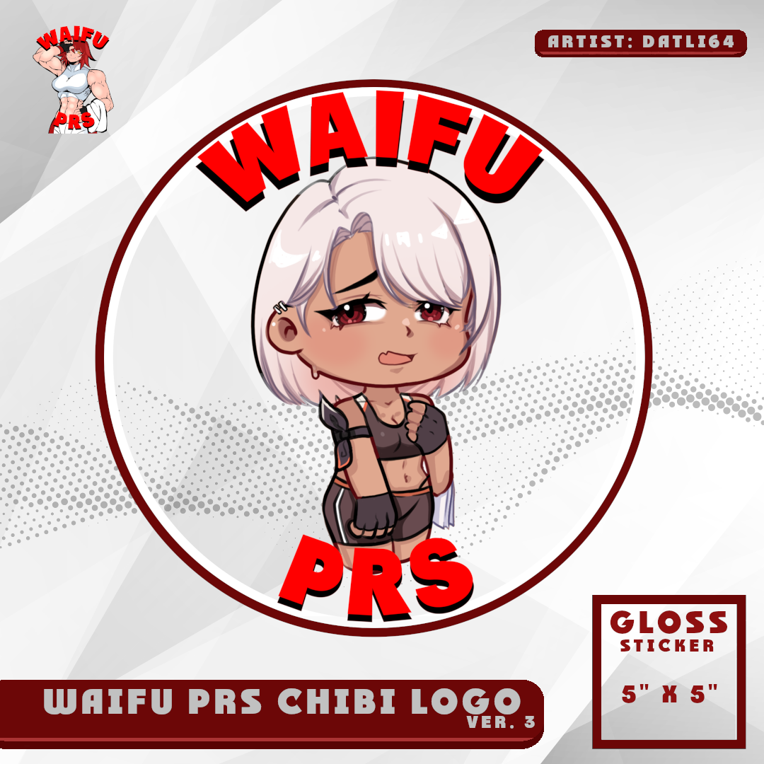 WAIFU PRs CHIBI LOGO V.3